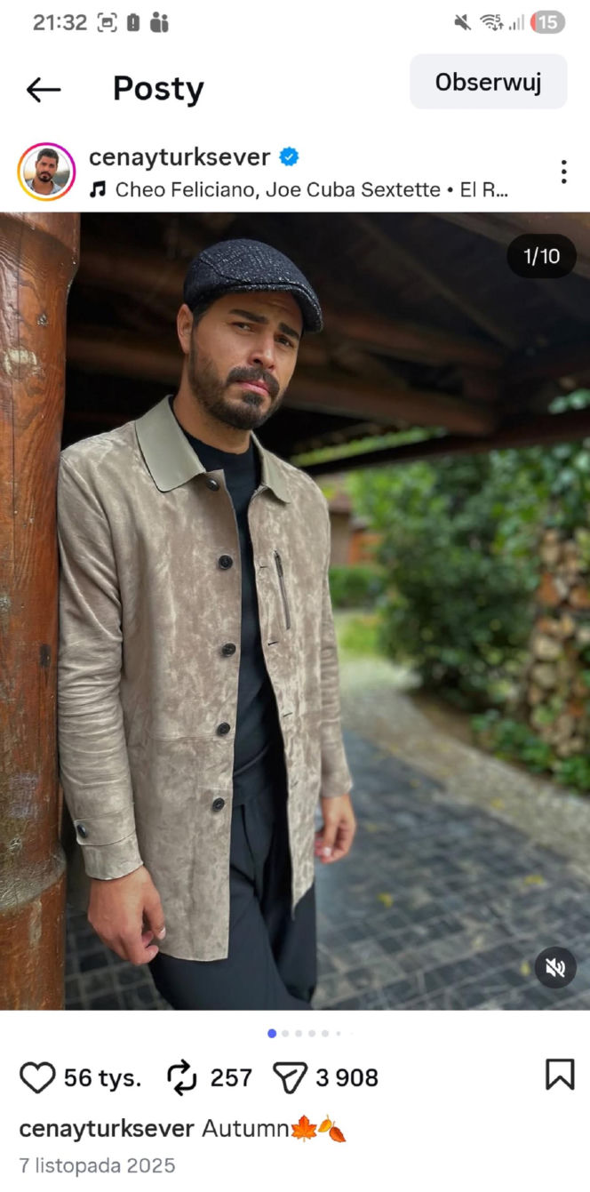 Cenay Turksever prywatnie - Cihan z serialu "Panna młoda"