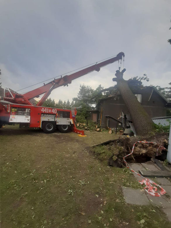 Nawałnice i burza w województwie śląskim. Ogromne zniszczenia w regionie
