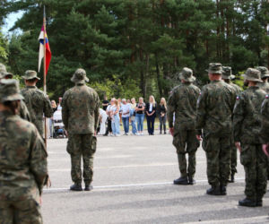 Uroczyste pożegnanie żołnierzy z Wędrzynia