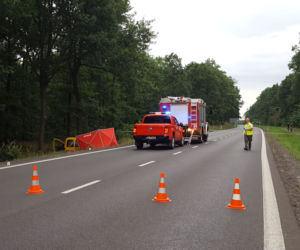 Śmiertelny wypadek na drodze Leszno-Osieczna. Nie żyją dwie osoby 
