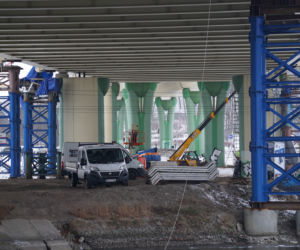 Trwa naprawa mostu Uniwersyteckiego w Bydgoszczy [ZDJĘCIA]