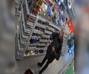 Dolał podejrzaną substancję do butelki octu w sklepie. Mężczyzny szuka policja