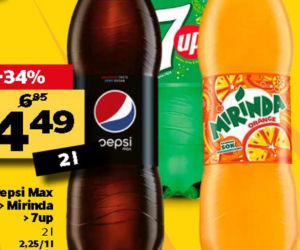 Pepsi i Mirinda 4,49 zł