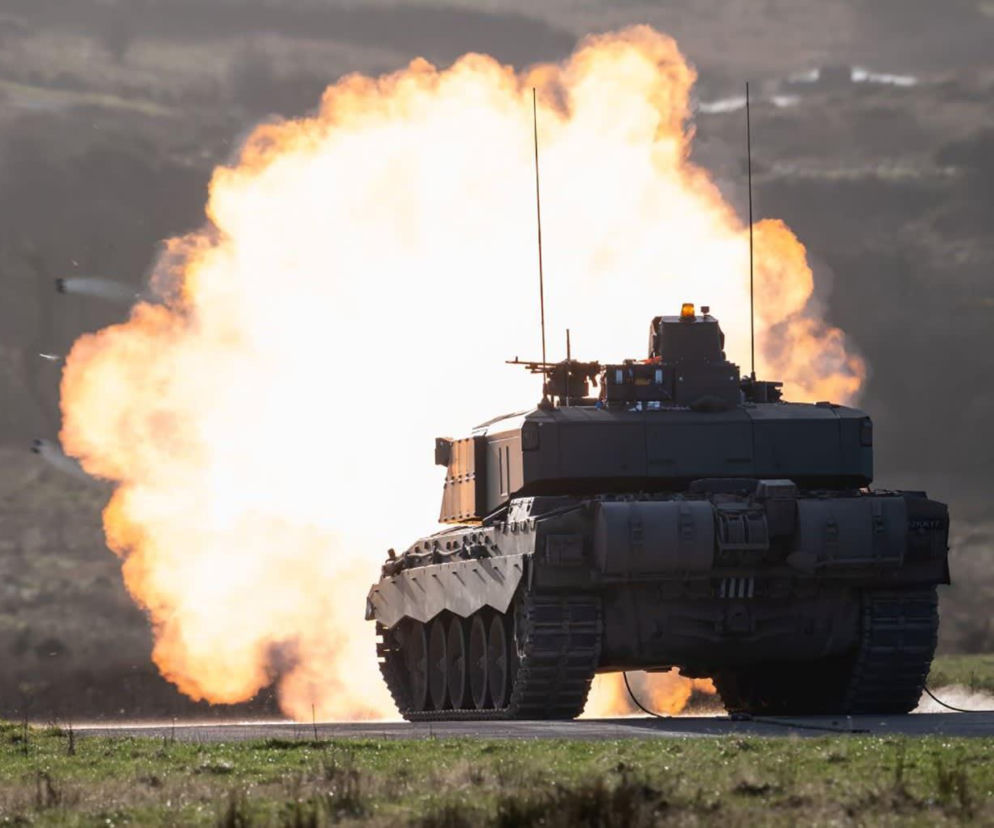 Challenger 3 podczas testów
