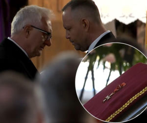 Poruszająca scena w kościele. Nawrocki podszedł do ojca Łukasza Litewki 