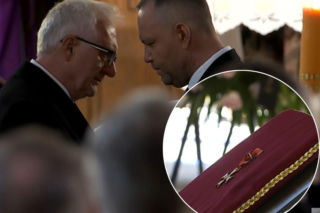 Poruszająca scena w kościele. Nawrocki podszedł do ojca Łukasza Litewki 