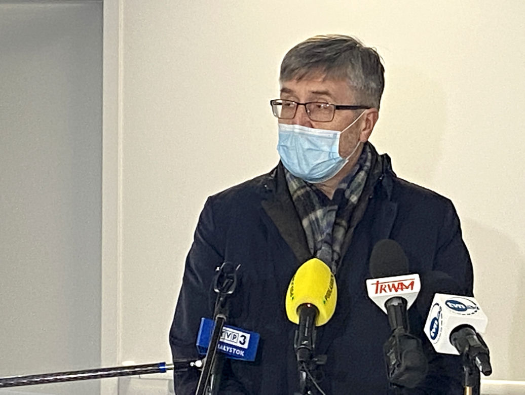 Szpital tymczasowy dla pacjentów z COVID-19 przy ul. Żurawiej w Białymstoku