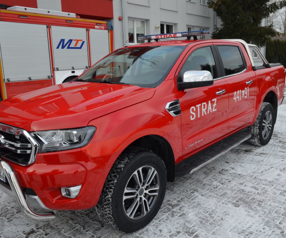 Nowe pojazdy kraśnickich strażaków