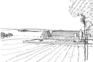 Szkic Muzeum Utracony Sztetl autorstwa Rainera Mahlamäkiego