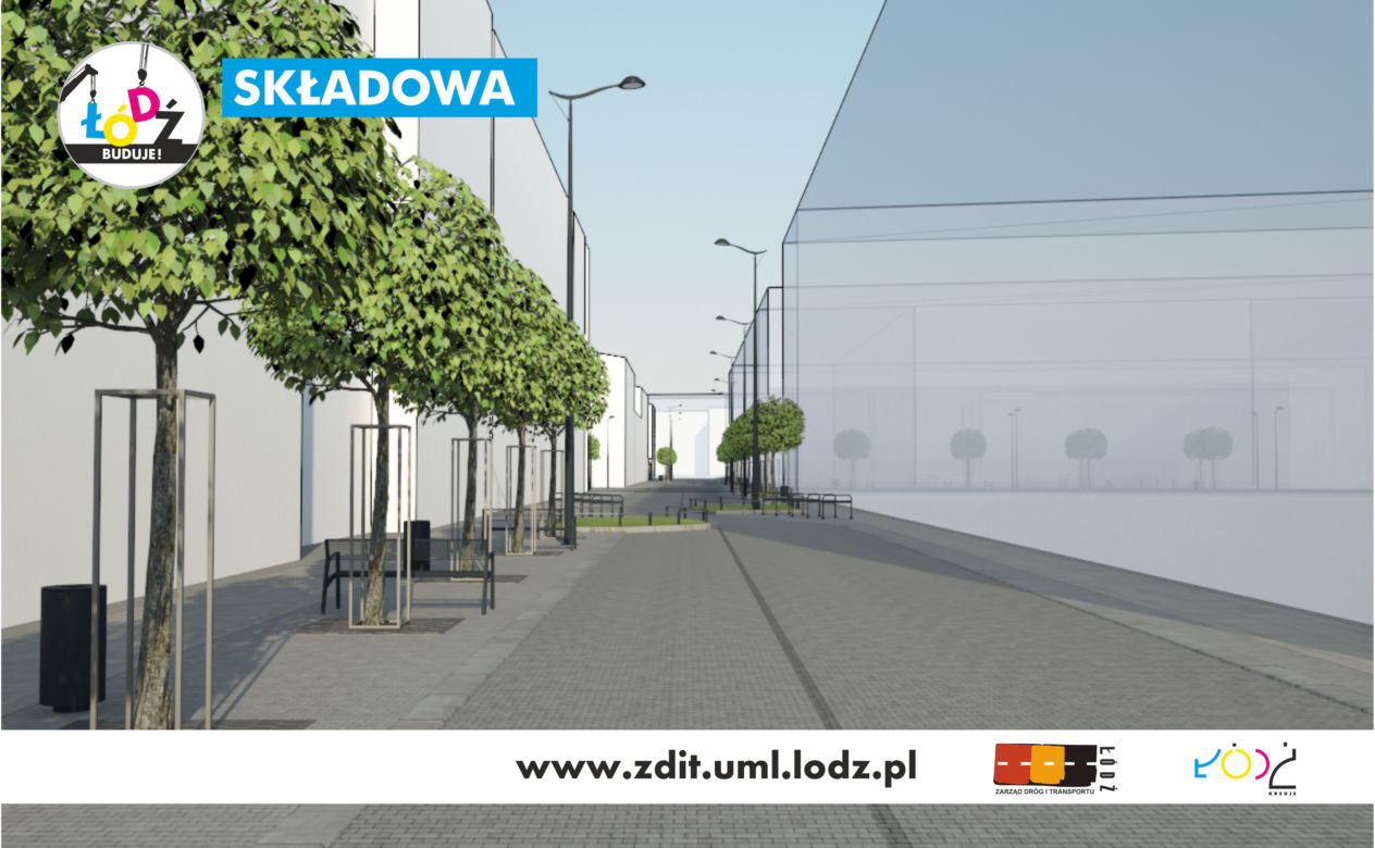 Tak będzie wyglądała ulica Składowa przy dworcu Fabrycznym