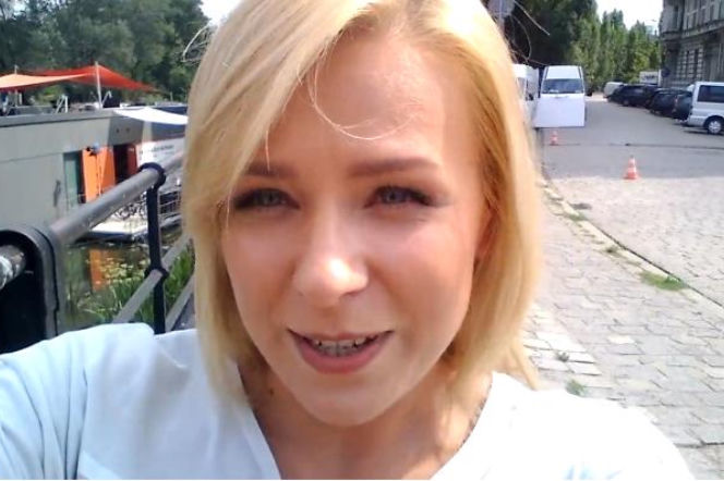 Pierwsza miłość. Aneta Zając  na planie we Wrocławiu