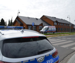 Ewakuacja DPS w Kleszczowie