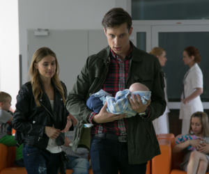 Prawo Agaty 6 sezon odc. 1. Bartek (Michał Mikołajczak), Aniela (Katarzyna Zawadzka)
