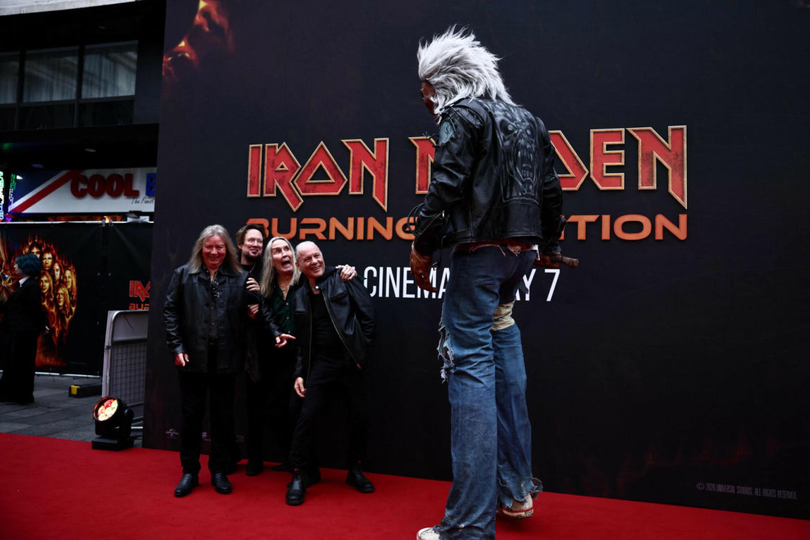 Iron Maiden na światowej premierze dokumentu "Iron Maiden: Burning Ambition"