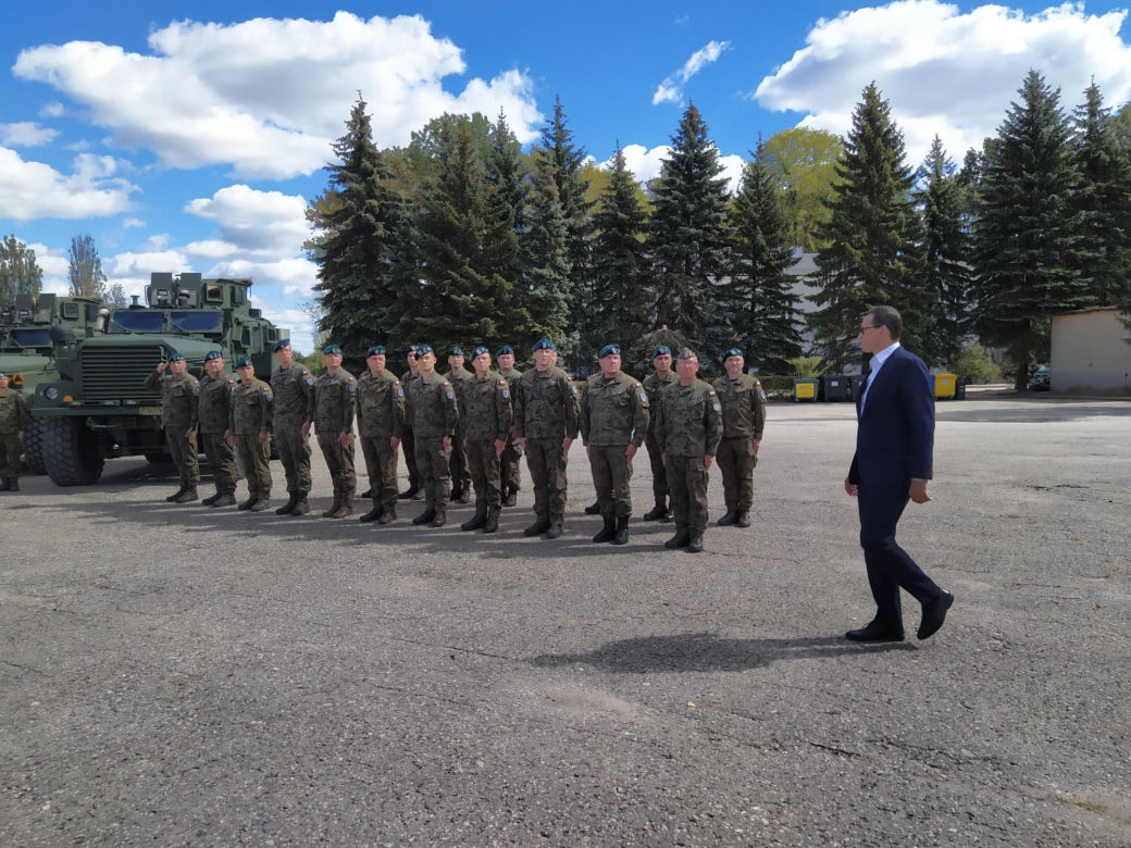 Premier Morawiecki w Siedlcach: oficjalne przekazanie 18. Dywizji Zmechanizowanej transporterów Cougar - 05.09.2022