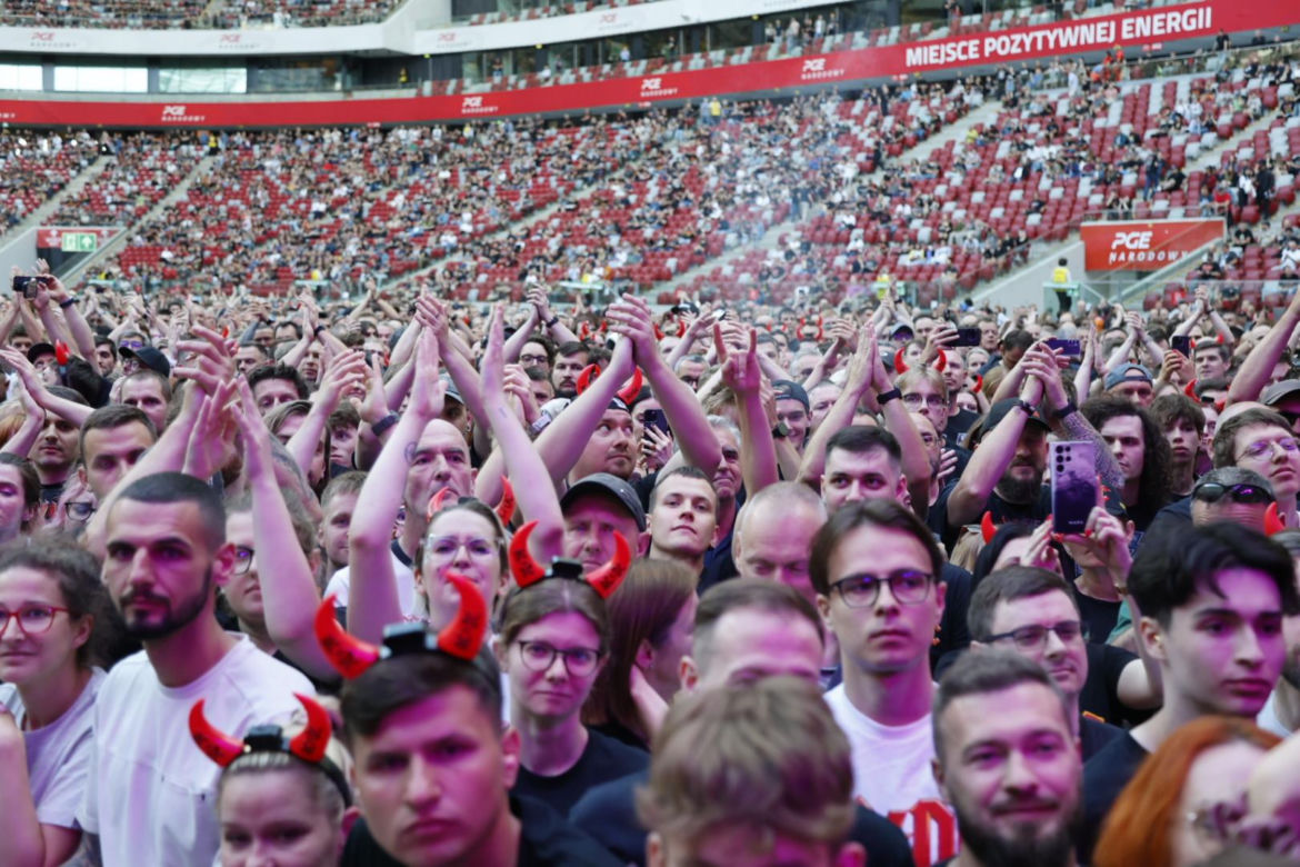 Koncert AC/DC w Warszawie (4.07.2025) - część pierwsza. Organizatorem koncertu jest Live Nation