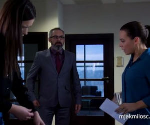 M jak miłość. Karolina Kubiak (Iga Górecka), Magda (Anna Mucha), Adam Werner (Jacek Kopczyński)