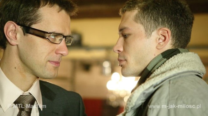 M jak miłość. Michał (Paweł Okraska), Tomek (Andrzej Młynarczyk)