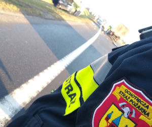 Tragiczny wypadek na DK 10. Nie żyje kierowca osobówki. Ruch odbywa się wahadłowo 