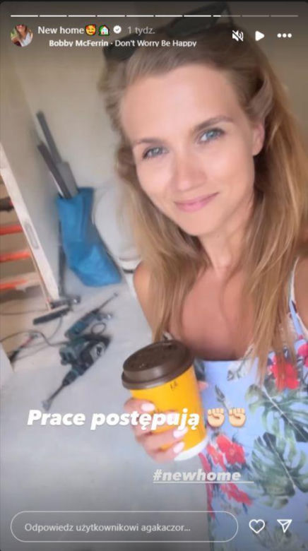 Agnieszka Kaczorowska remontuje nowy dom! Pokazała nagrania z budowy na Instagramie