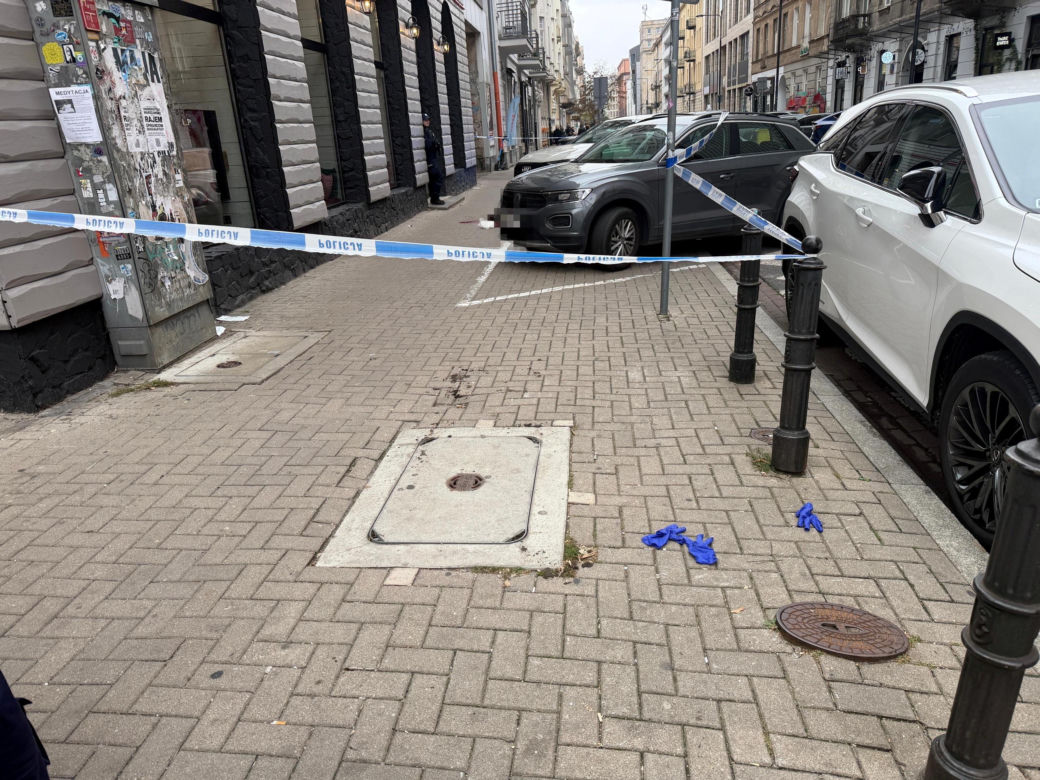 Atak nożownika w centrum Warszawy