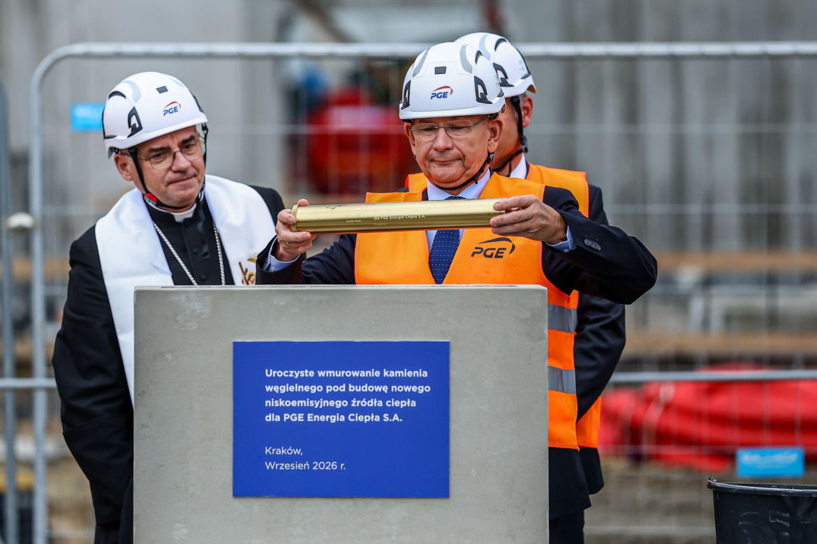 PGE buduje w Krakowie nowe źródło ciepła z udziałem polskich firm