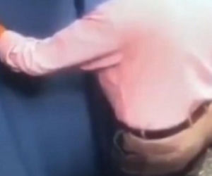 Wchodził do windy, ona ruszyła. Mrożące krew w żyłach wideo