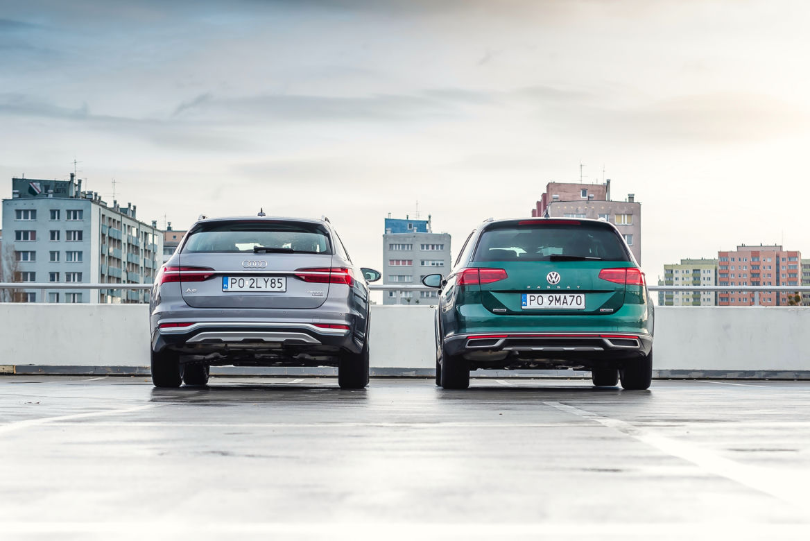 Audi A6 allroad 50 TDI quattro tiptronic vs. Volkswagen Passat Alltrack 2.0 TDI 4Motion DSG7