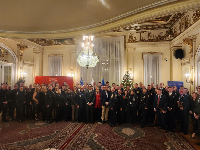 Wieczór NYPD Pulaski Association w Konsulacie Generalnym RP w Nowym Jorku