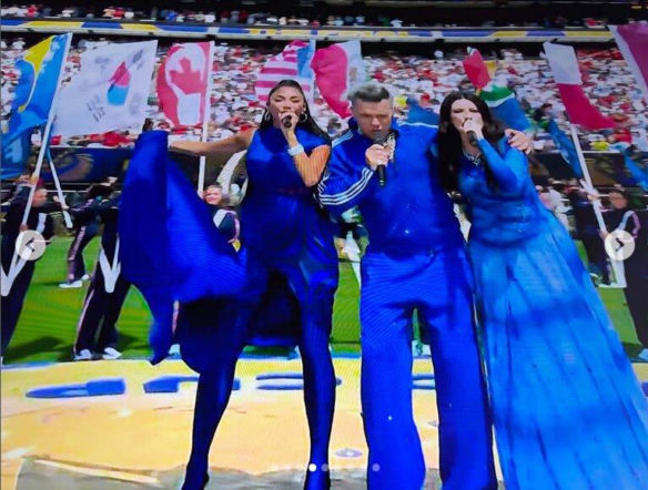 Robbie Williams i Nicole Scherzinger rozgrzali finał mundialu! Ich występ przejdzie do historii