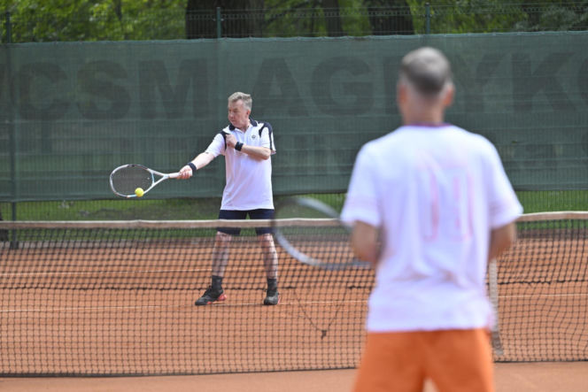 Dariusz Wieczorek zgubił 5 kg na korcie