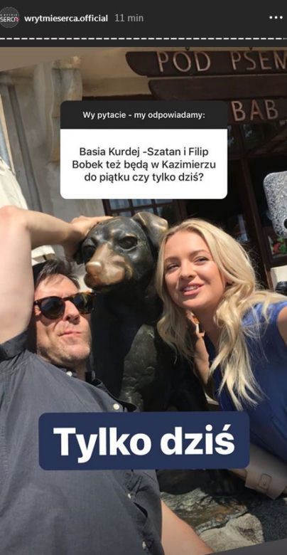 W rytmie serca 5 sezon. Maria (Barbara Kurdej-Szatan), Piotr (Filip Bobek)
