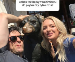W rytmie serca 5 sezon. Maria (Barbara Kurdej-Szatan), Piotr (Filip Bobek)