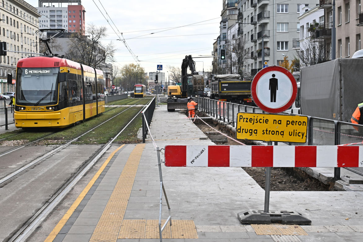 Przebudowa przystanku Grochowska