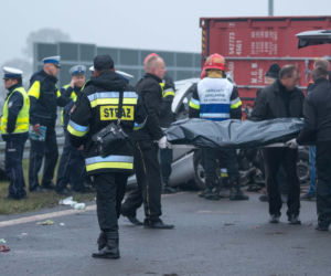 Tragiczny wypadek koło Włocławka na autostradzie A1. 5 osób nie żyje