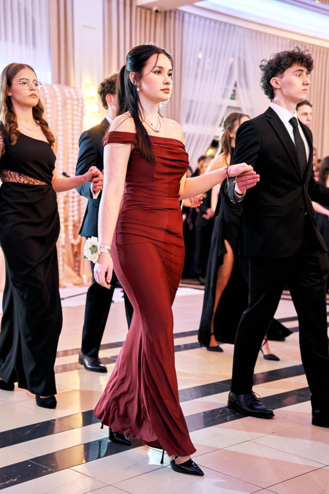 Studniówka siedleckiej Królówki 2026 - walc i polonez