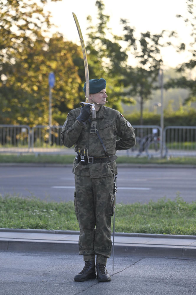 Próba generalna defilady wojskowej w Warszawie
