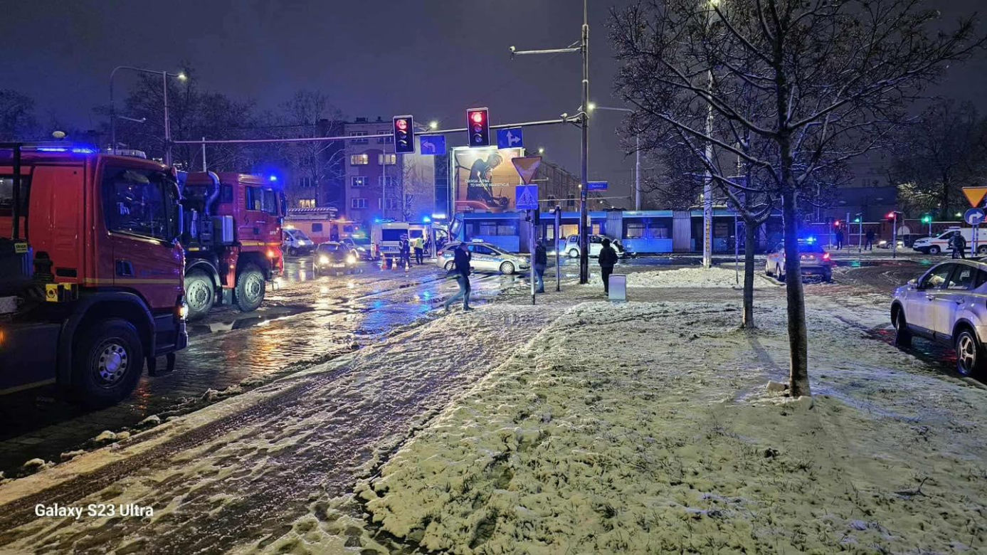 Wrocław. Pościg i wypadek z udziałem tramwaju