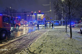 Wrocław. Pościg i wypadek z udziałem tramwaju