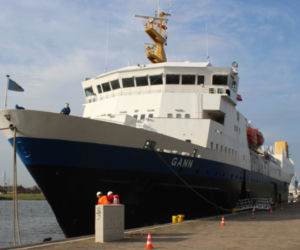 Wycieczkowiec m/v Gann w Szczecinie