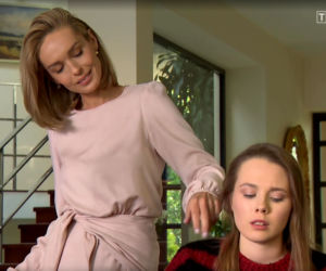 Barw szczęścia, odcinek 2318, Greta (Katarzyna Sowińska), Jowita (Magdalena Żak)