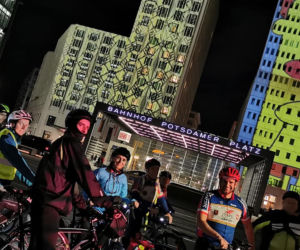 Szczecińscy rowerzyści na Festiwalu Światła w Berlinie