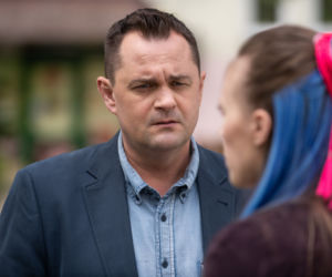 Na Wspólnej odc. 3149. Daria (Patrycja Topajew), Sławek (Mariusz Słupiński)