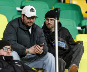 GKS Katowice - Widzew Łódź, zdjęcia kibiców z meczu 20. kolejki PKO BP Ekstraklasy