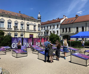 Wystawa na placu 3 maja w Nowym Sączu