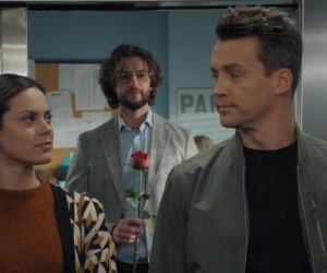 M jak miłość odc. 1913. Kasia (Paulina Lasota), Jakub Karski (Krzysztof Kwiatkowski), Mariusz (Mateusz Mosiewicz)