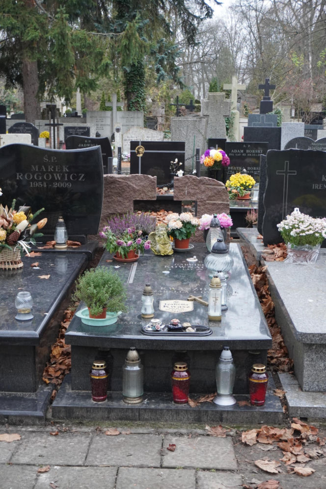 Grób Gabrieli Kownackiej na cmentarzu ewangelicko-augsburskim w Warszawie 2025