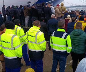 Chrzest promu Jantar Unity