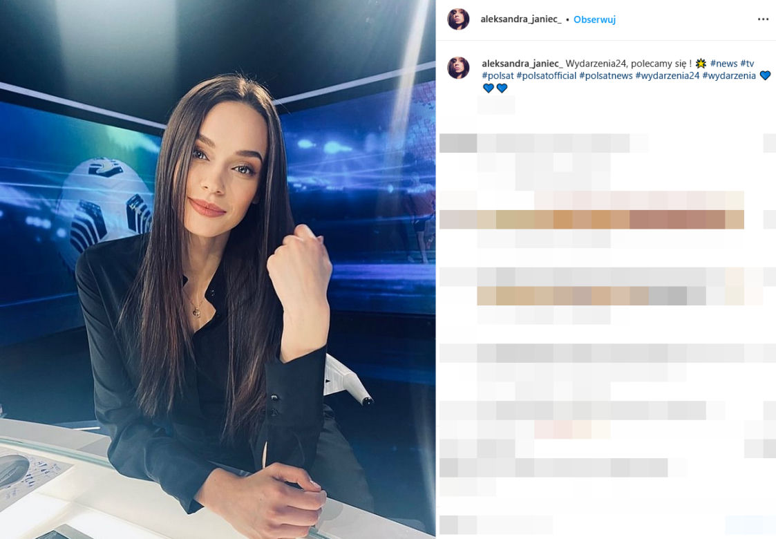 Aleksandra Janiec: nowa prezenterka "Wydarzeń" w Polsacie