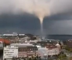 Tornado porywa ludzi i wrzuca do Bałtyku! Szok na wybrzeżu